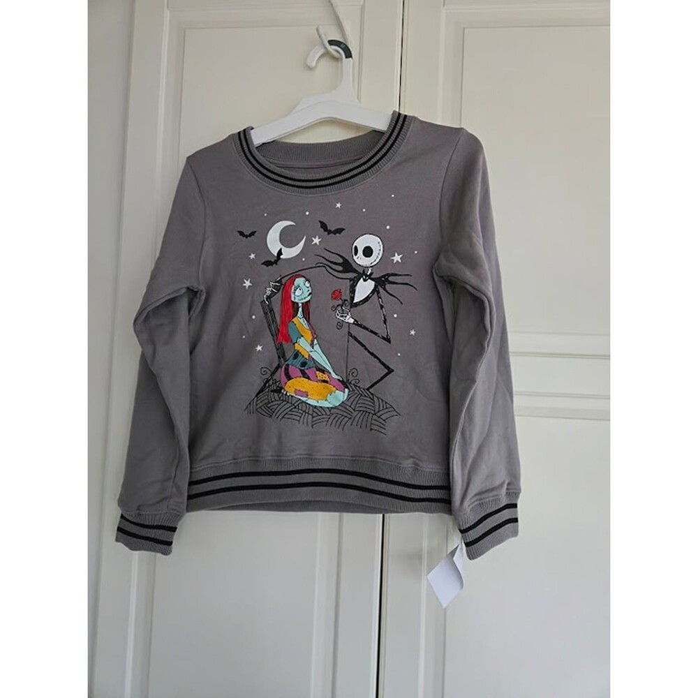 Disney The Nightmare before Christmas Sweatshirt - Girls Small (6) NEW